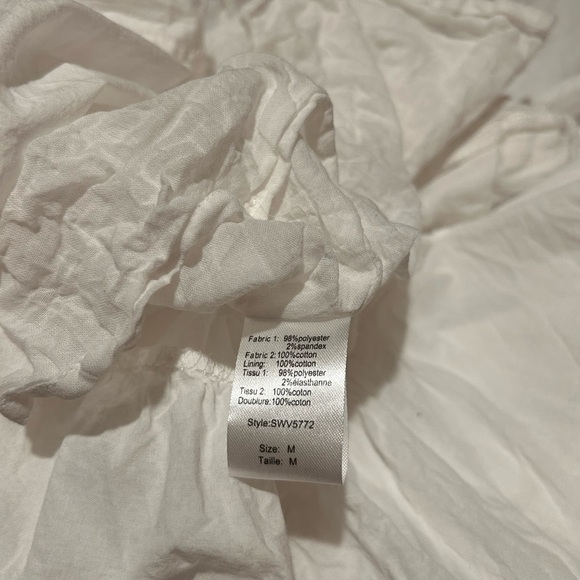 Elan Textured Beige Knit Top Size Medium - Picture 6 of 6